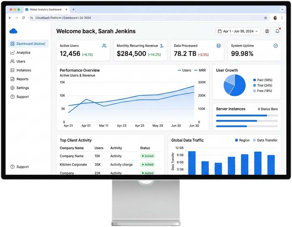 Modern Enterprise Cloud SaaS Solution
