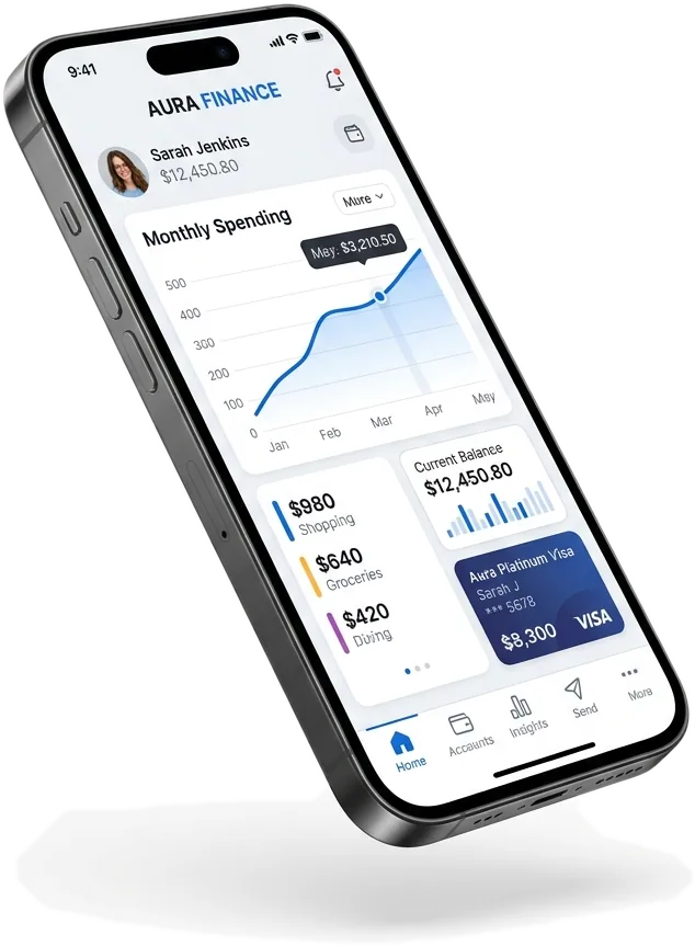 Mobile Application UI Interface Mockup