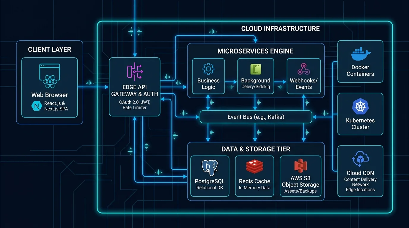 Digital Products & SaaS System Architecture Blueprint