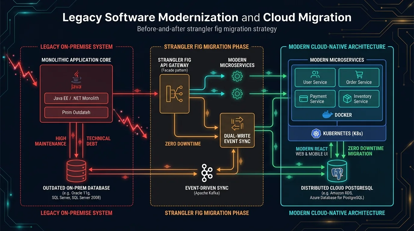 Legacy Software Modernization & Cloud Migration Blueprint